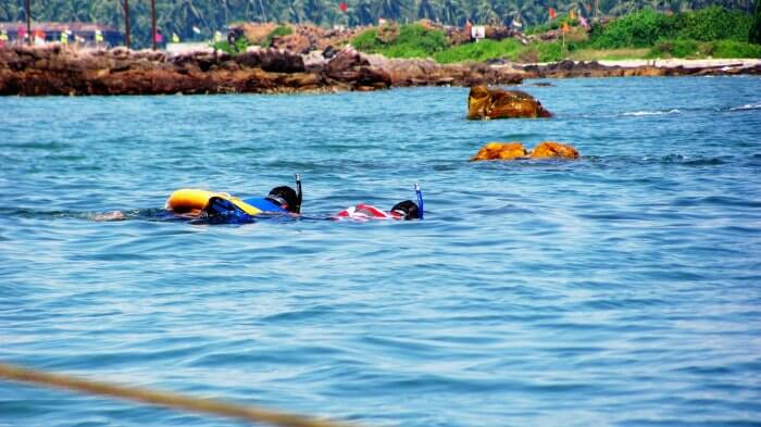 Snorkeling in Tarkarli beach