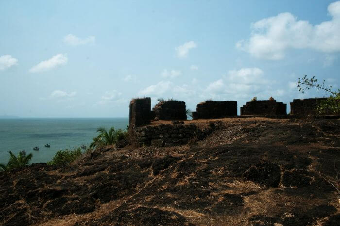 The splendid view from the Cabo de rama fort