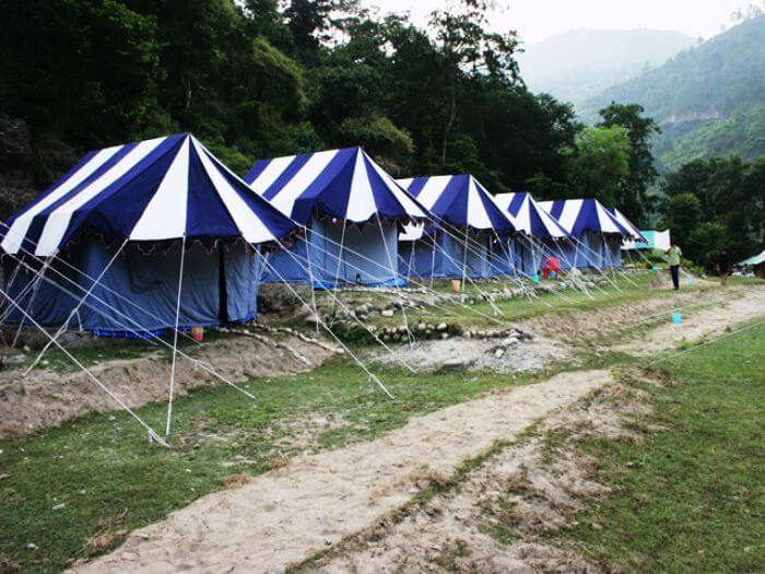 Camping in Binsar near Almora
