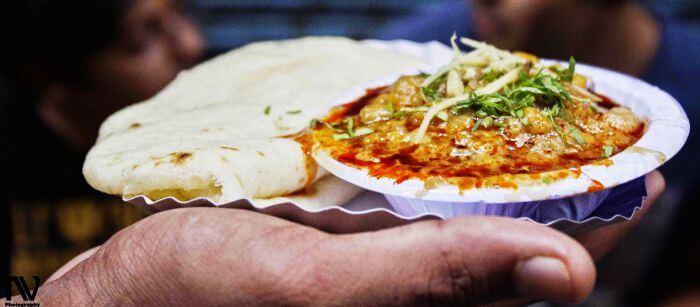 The best food in Delhi to binge on is Chole Kulche