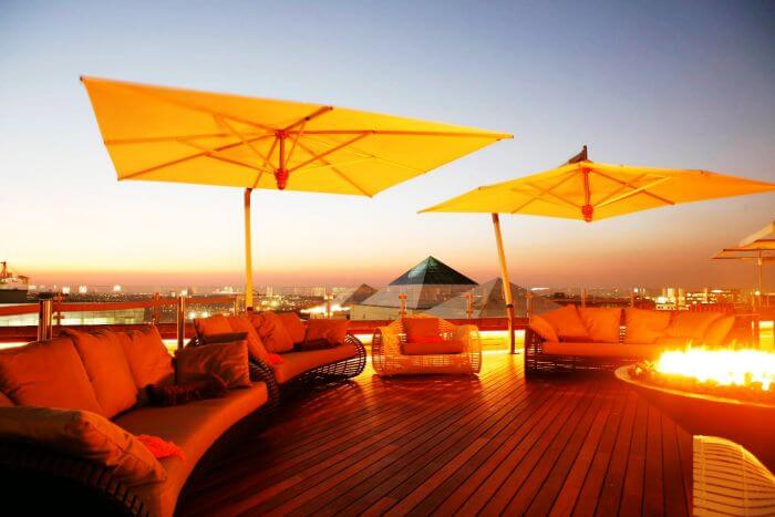 San Deck at Sandton Sun in Johannesburg