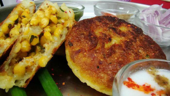 The appetizing Aloo Tikki
