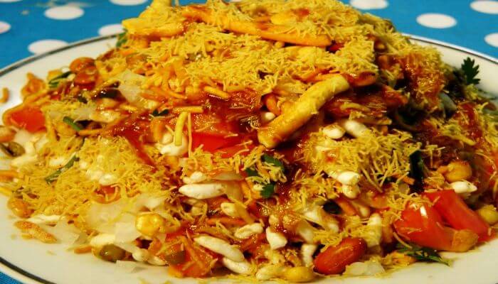 Top street food in Delhi — Bhel Puri