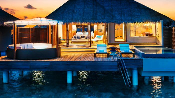 W Retreat & Spa’s Ocean Lagoon is among the most beautiful water villas in Maldives
