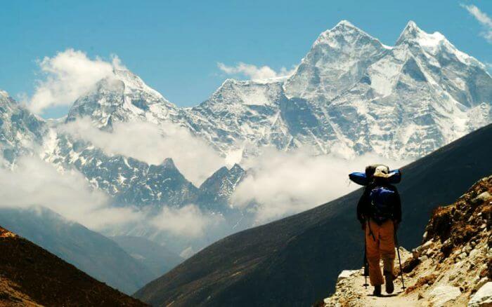 View of the hills during Markha valley trek