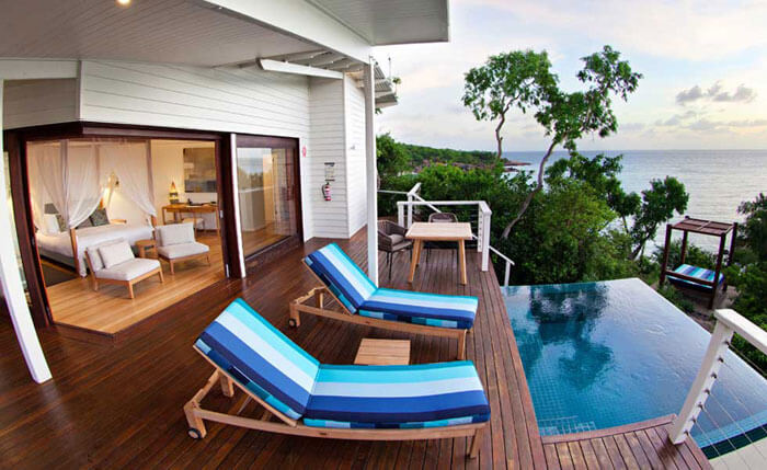 Pool by the room in the Lizard Island Resort