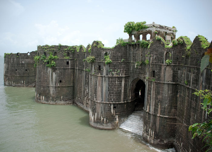 A view of the Janjira Fort in Murud