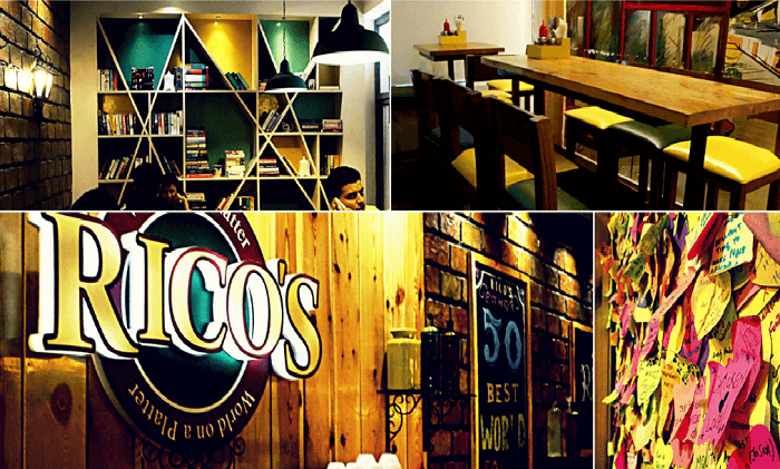 Many views of the Rico’s Café at Hudson Lane