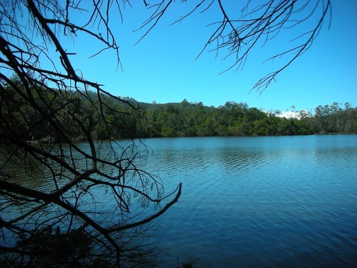 Berijam Lake in Tamil Nadu just at the time of dawn