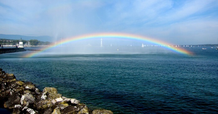 Rainbow at Lake Geneva