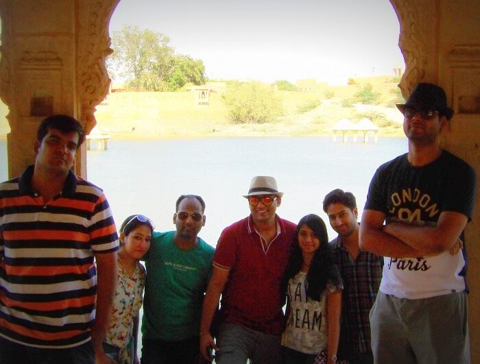 Posing for the Camera at the Gadsisar Lake