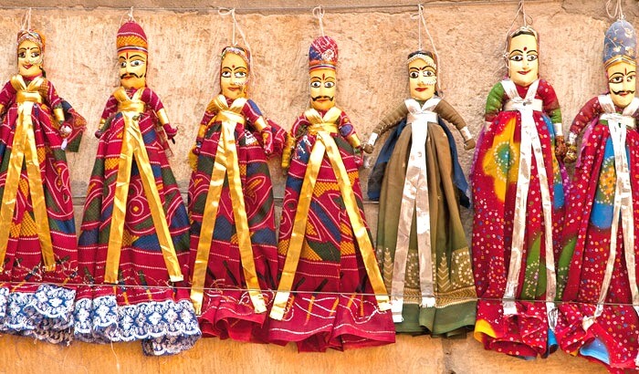 Puppets for sale at Sadar Bazaar