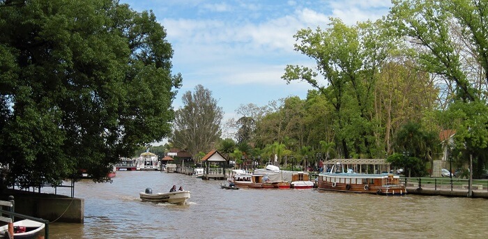 The waters at Tigre in Argentina