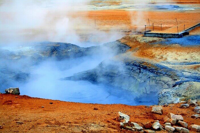 The boiling gateway to Valhalla at Namaskaro in Iceland