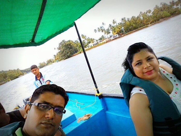 During the boat tour to Dolphin Spotting