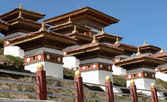 Some of the Chortens at the Dochula Pass