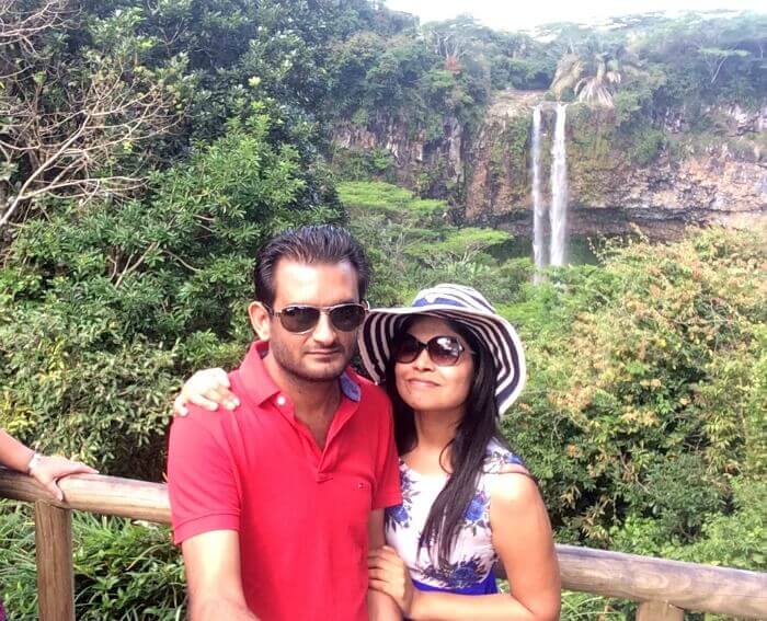 Mauritius waterfall