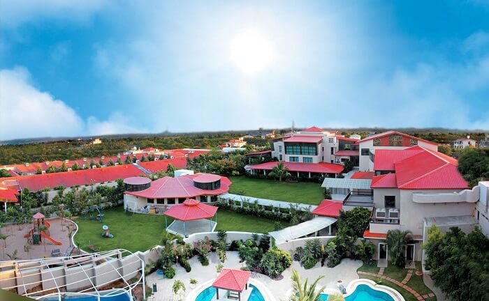 The widespread Leonia Holistic Resort is a popular name among the best resorts near Hyderabad