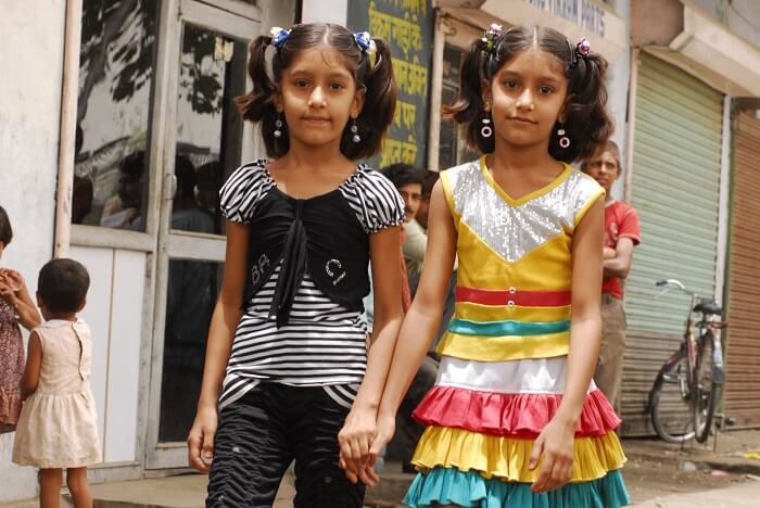 The twins at Mohammadpur Urmi which is considered to be one of the weirdest unexplored places in India