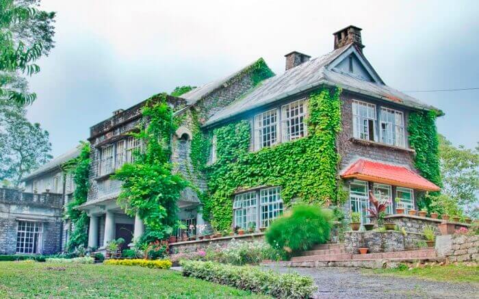 An early morning view of the spooky Morgan House Tourist Lodge at Kalimpong