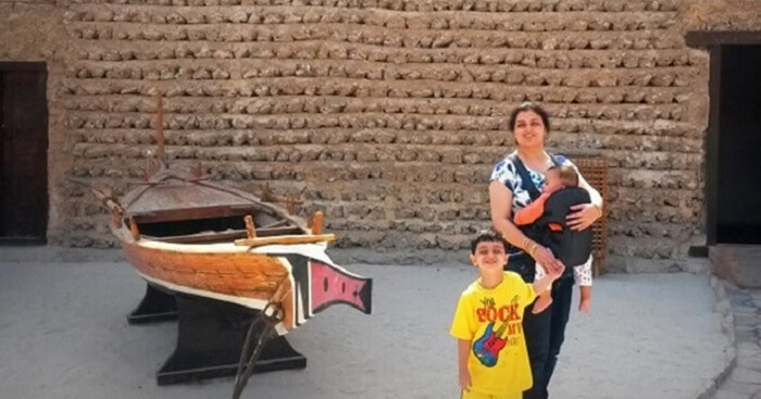 The Huda family on a Dubai tour