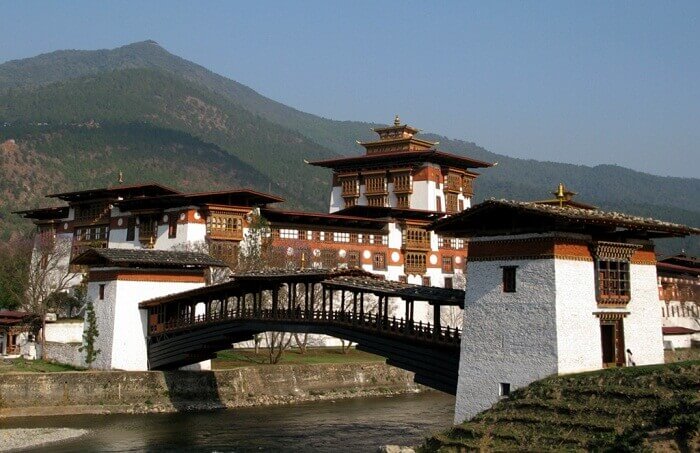 Punakha Dzong is one of the popular places to see in Bhutan