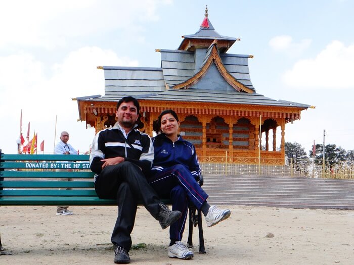 Neera Jat along with his wife