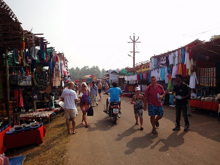 flea market in Anjuna