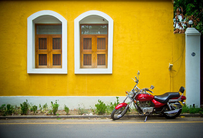 A house in Pondicherry, beside the Chennai-Pondicherry road