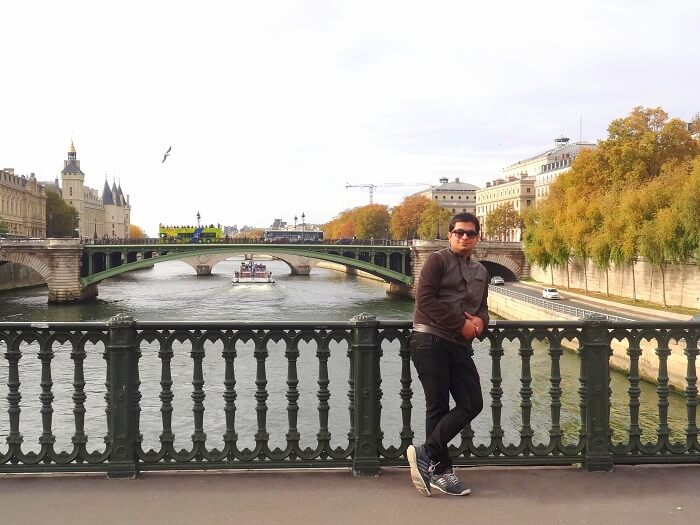 Arrival in Paris