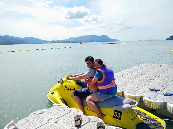 Jet skiiing in Langkawi