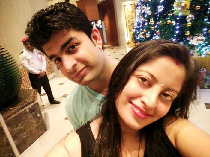 Flying Back to India - Hotel Lobby