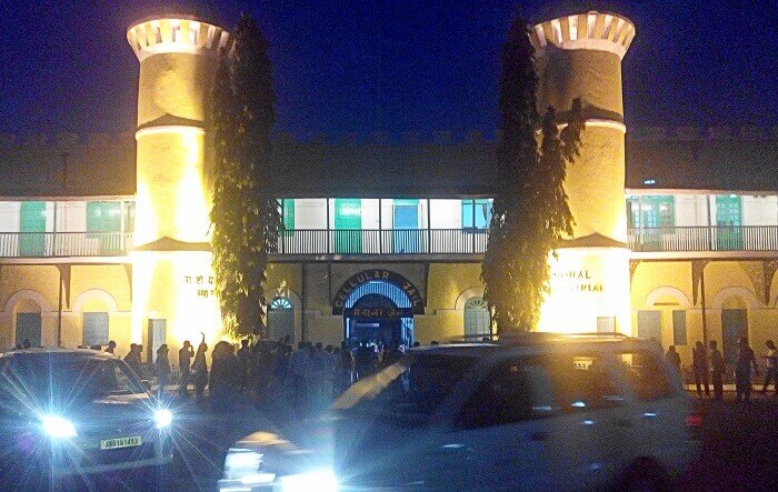Light and sound show at the cellular Jail in Andaman