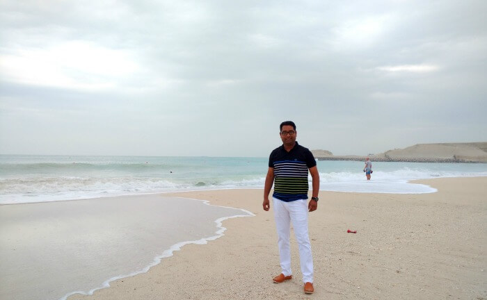 Ojas at the beautiful Jumeirah beach