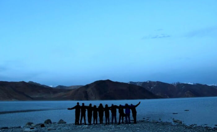 The beautiful Pangong Lake