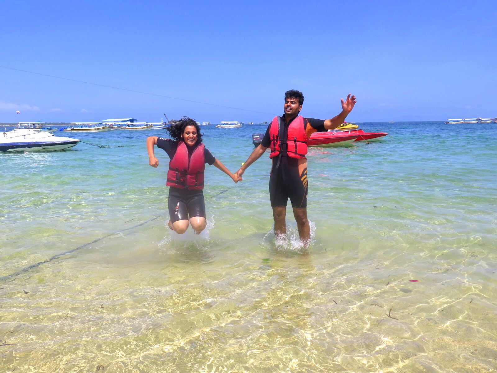 Water adventures in Benoa beach