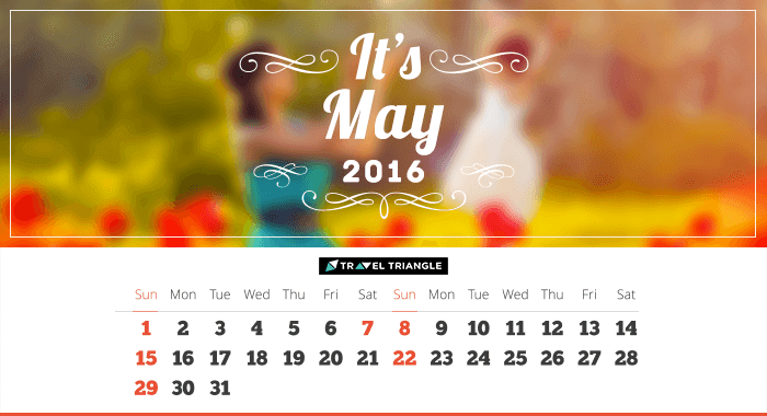 List of all the long weekends in May 2016
