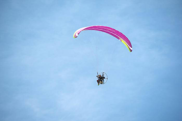 Paramotoring, a among the must things to do in Phuket