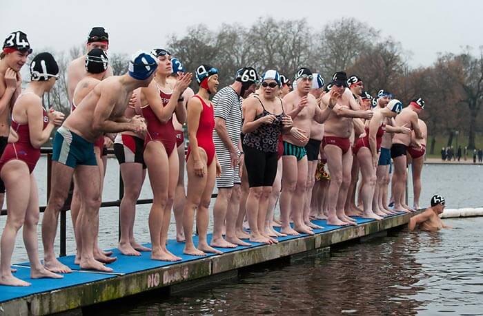 ice swimming in UK