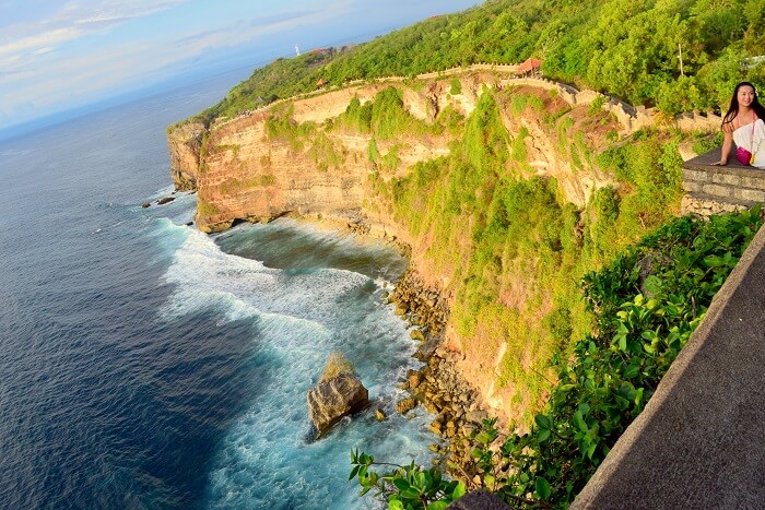 View from the Uluwatu temple in Bali