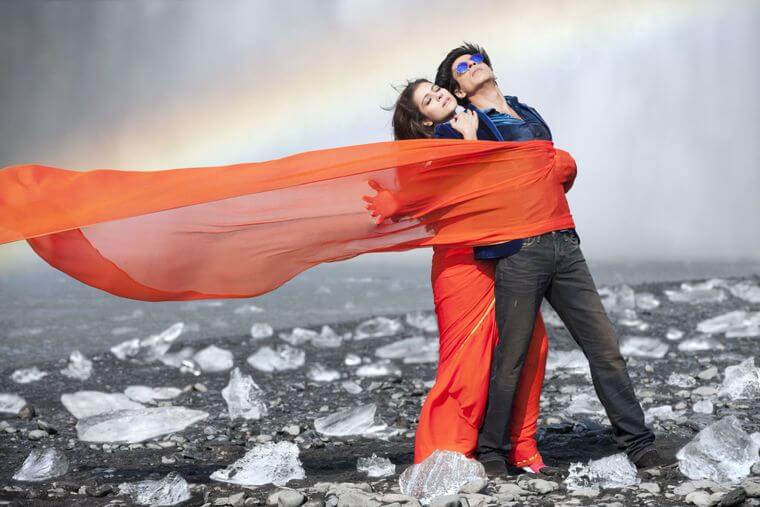 Kajol and Shahrukh in Iceland