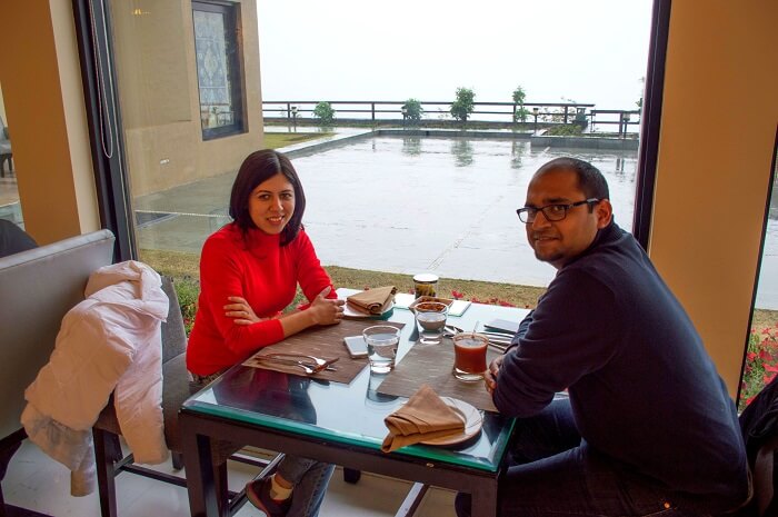 At Taj, srinagar