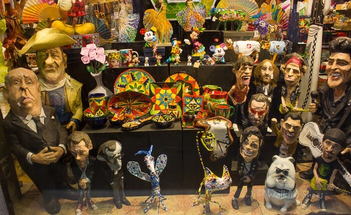 Miniatures of famous personalities in Spain