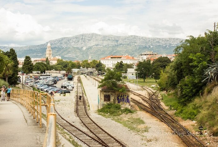 Railway tracks in Croatia