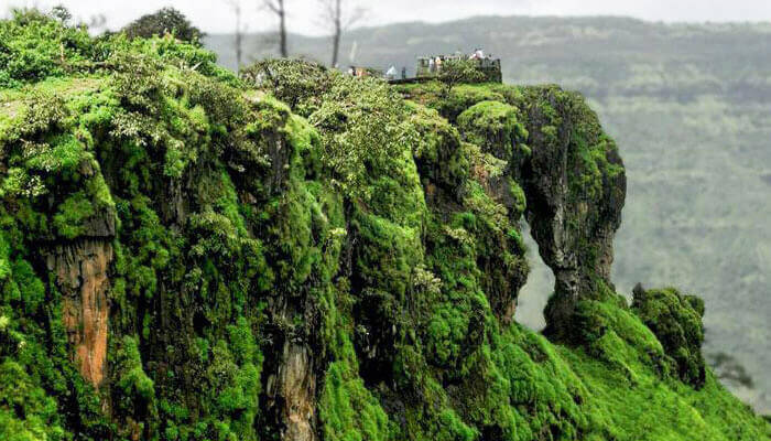 A magnificent view of the Elephant’s Head Point at Mahabaleshwar