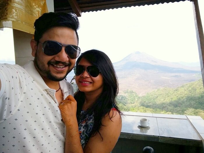 At a restaurant near Kintamani Volcano