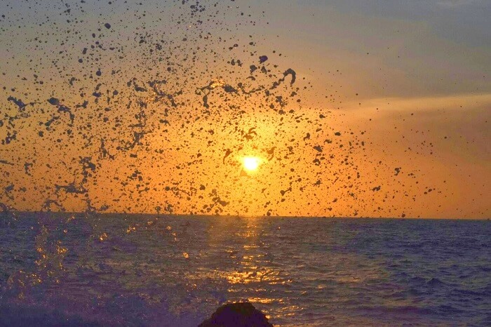 A splash of water