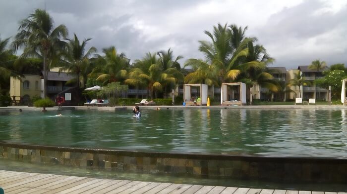 Pool in Outrigger Beach Resort in Mauritius
