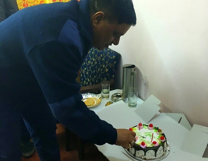 Celebrating my father's birthday