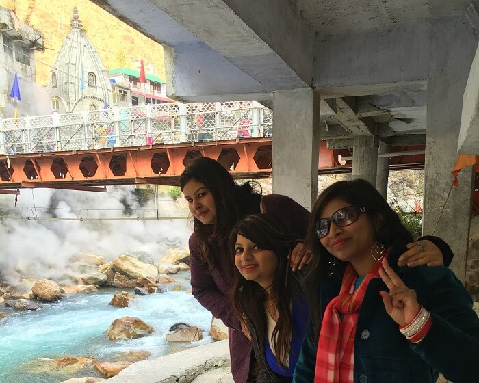 At Gurudwara Manikaran Sahib